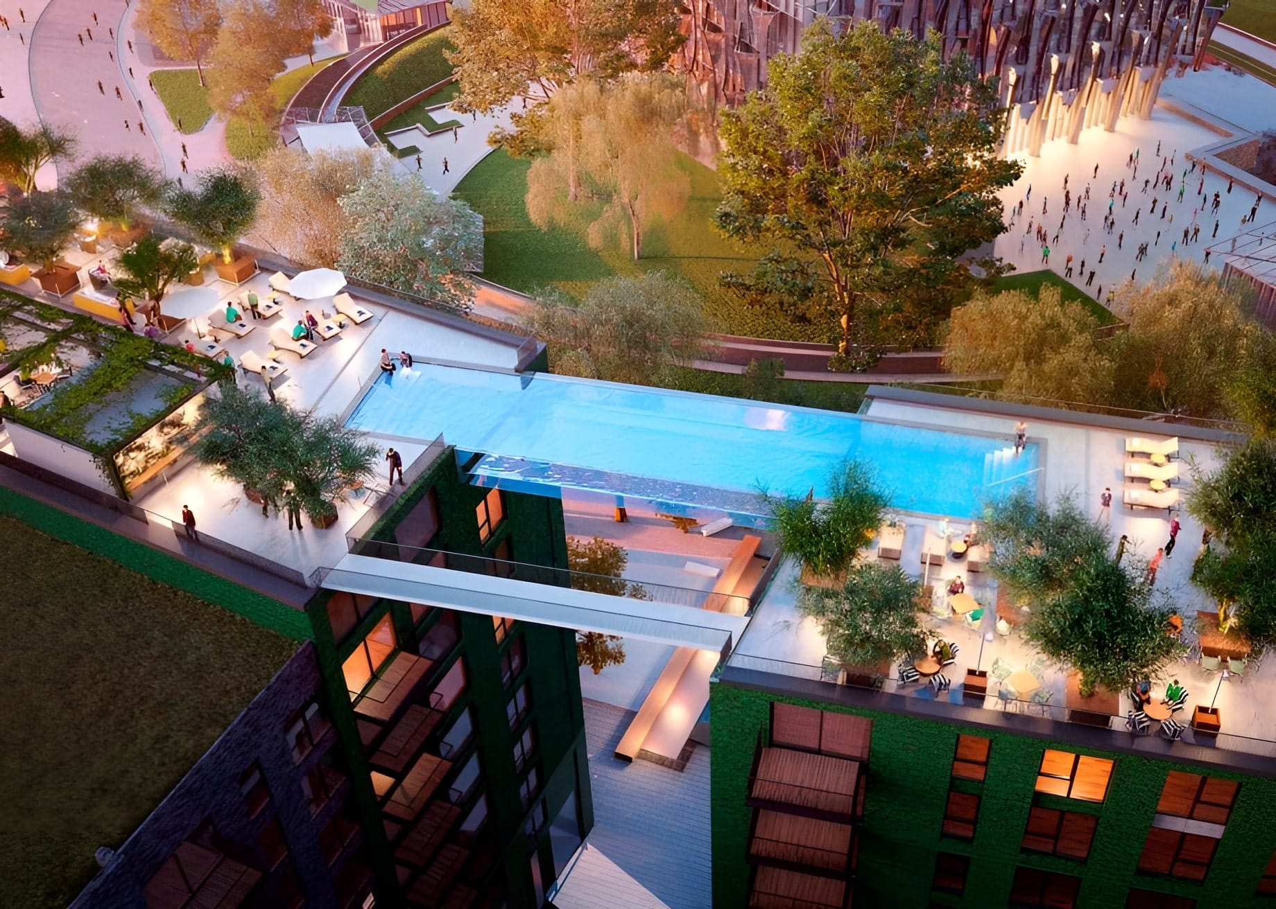 Skypool tại Vinhomes Giảng Võ