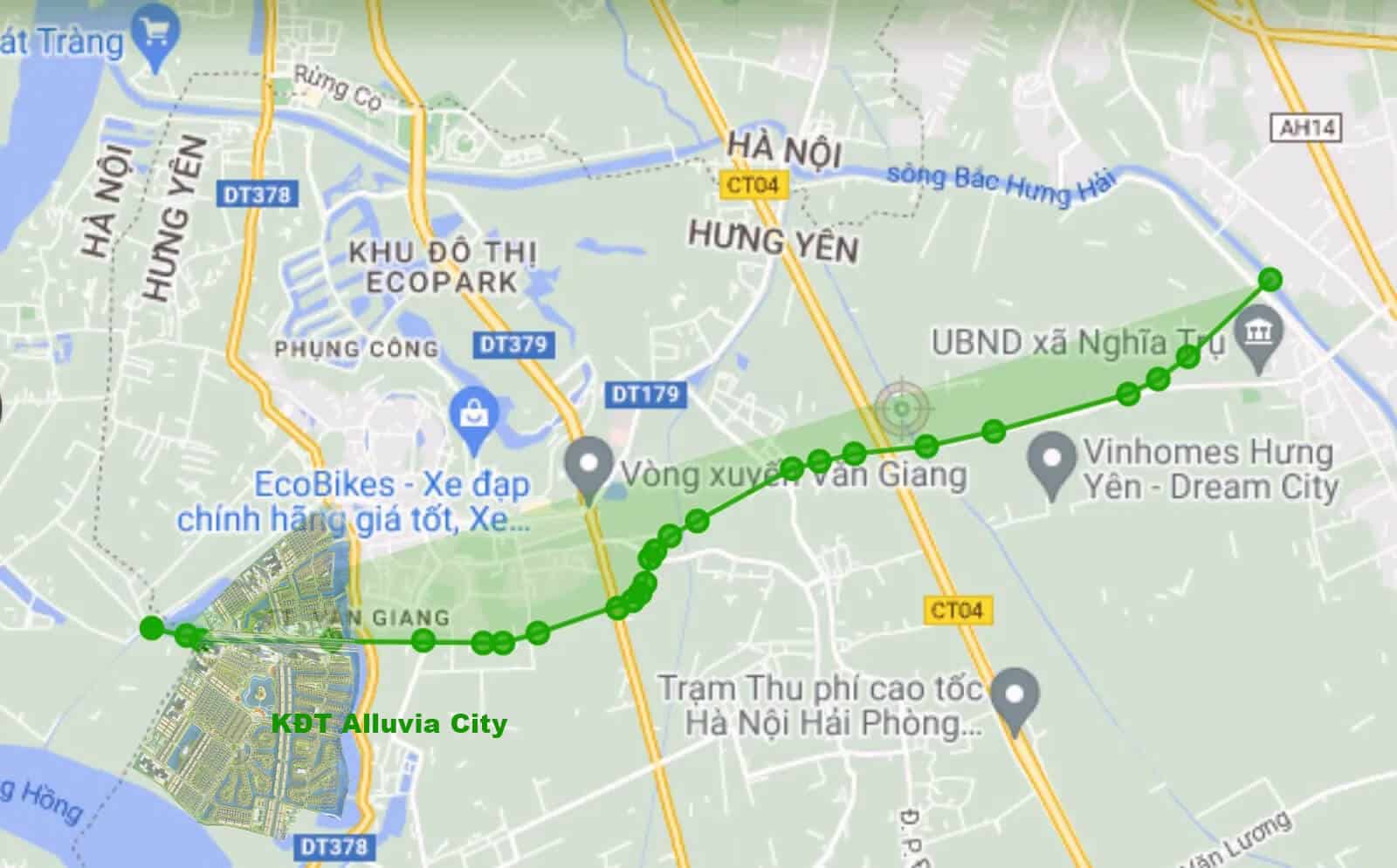 Vị trí Alluvia City